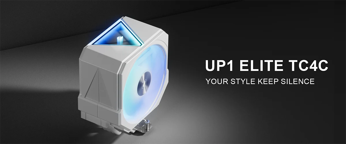 upHere UP1 Elite TC4C ARGB CPU Air Cooler - White Price in BD upHere UP1 Elite TC4C ARGB CPU Air Cooler - White Price in BD